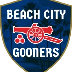 Beach City Gooners official logo. Based in Long Beach, California.