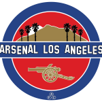 Arsenal Los Angeles official logo. Based in the Studio City neighborhood of Los Angeles.