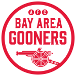 Bay Area Gooners official logo. Based in San Francisco, California.