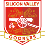 Silicon Valley Gooners official logo. Based in San Jose, California.