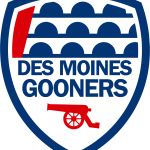 Des Moines Gooners official logo.