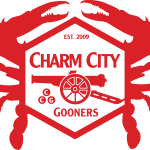 Charm City Gooners official logo. Based in Baltimore.