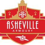 Asheville Armoury official logo.