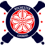 Rochester Gooners official logo.
