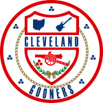 Cleveland Gooners official logo. Based in Lakewood, Ohio.