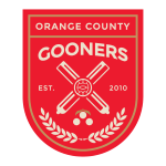 Orange County Gooners official logo. Based in Santa Ana, California.