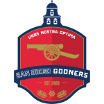 San Diego Gooners Logo. Based in North Park area.