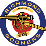 Richmond Gooners official logo. Based in Richmond, Virginia.