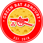 Green Bay Armoury official logo. Based in Green Bay, Wisconsin.