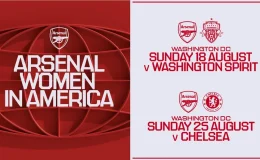 Arsenal Women in US. Summer Tour DC.